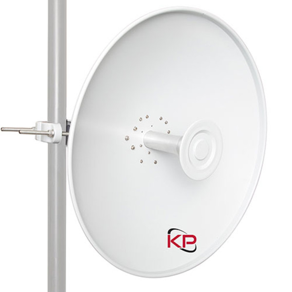 KP Performance 2' Parabolic Antenna 4.9 - 6.4 GHz with 2 x N-type Connectors
